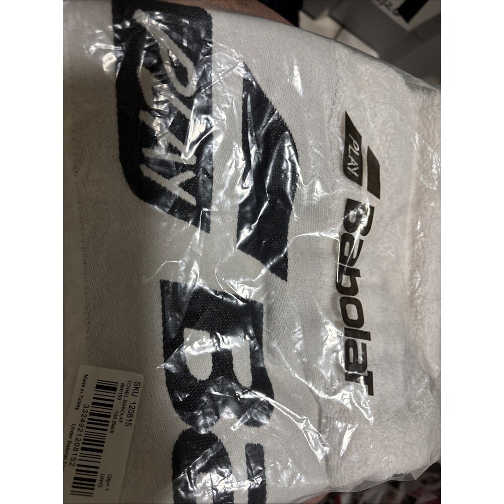 Collectible Play Babolat Tennis Towel White & Black